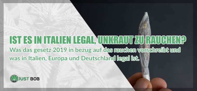 Rauchen von Marihuana cbd in Italien