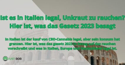 Ist es in Italien legal, Unkraut zu rauchen? Hier ist, was das Gesetz 2023 besagt