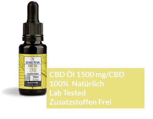 Beschreibung CBD Öl 15 ml 10% - Sensitiva