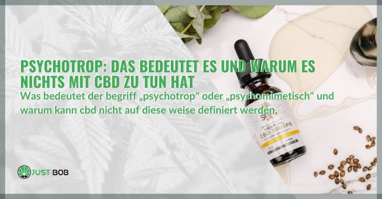 Psychotrop: Das bedeutet es und warum es nichts mit CBD zu tun hat