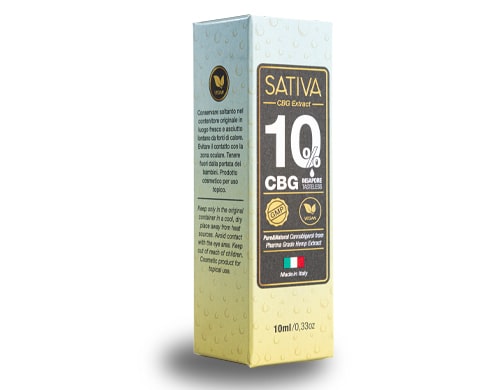 CBG Sativa-Öl 10% Packung