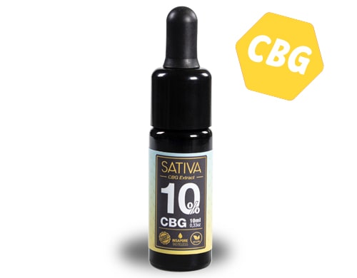 CBG Sativa-Öl 10% Flasche