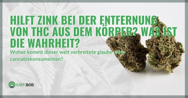 Zink hilft, THC aus dem Körper zu entfernen