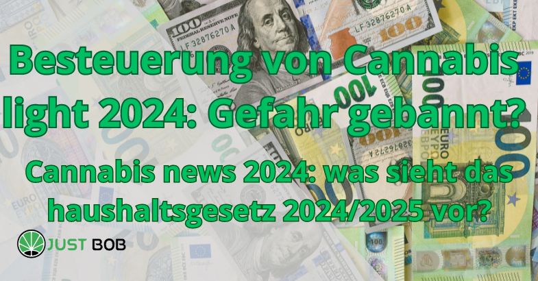 Besteuerung von Cannabis light 2024: Gefahr gebannt?