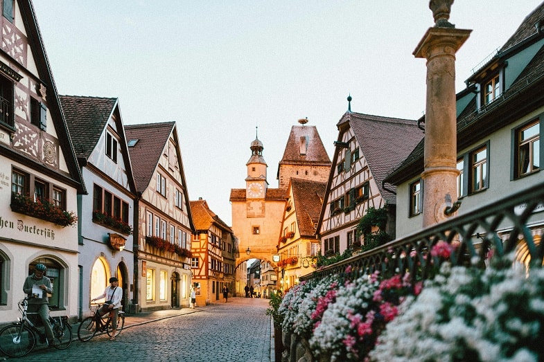 Eine Stadt in Deutschland