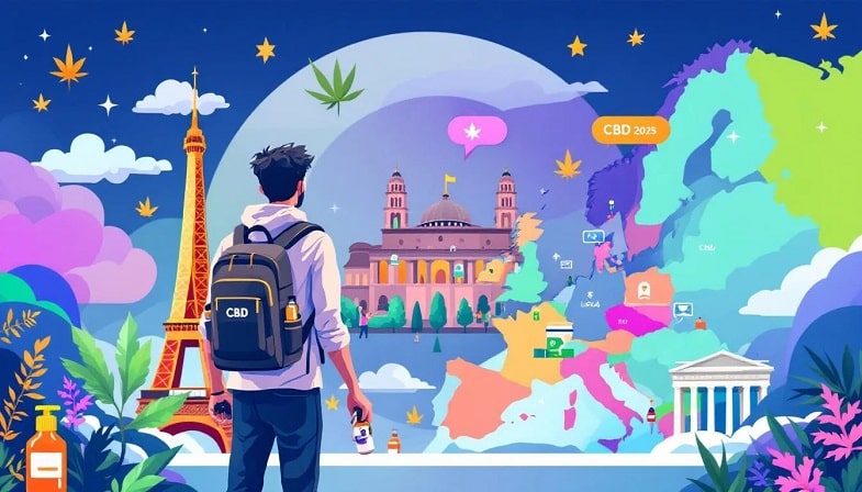 Mitnahme von CBD-Produkten in verschiedene EU-Länder