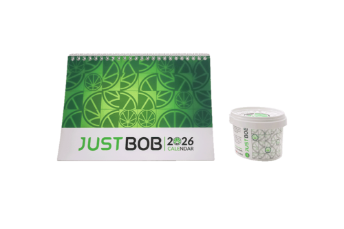 JustBob-Kalender mit Glas