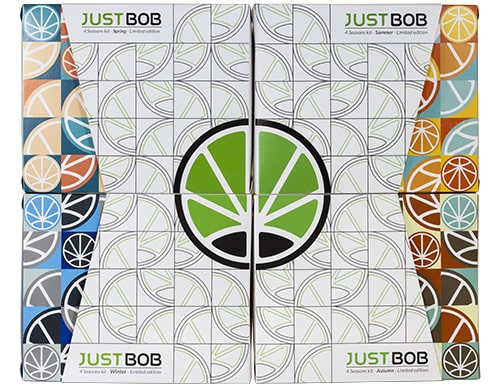 Verpackungssatz-Federn-Justbob-Vierjahreszeiten