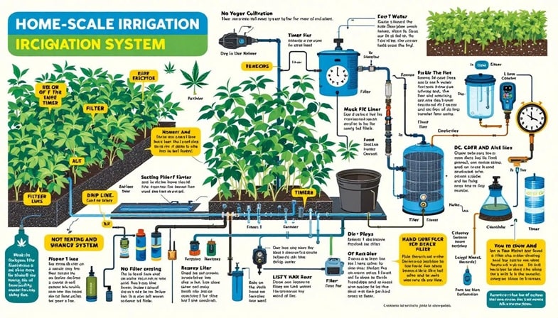 Bewässerungssysteme für den Cannabis Anbau