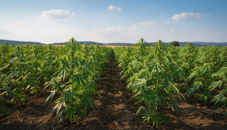 Eine legale Cannabisplantage