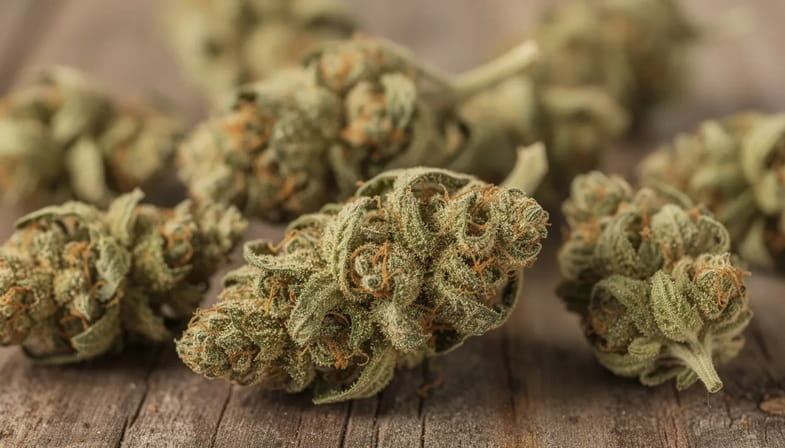 Inhalation von CBD-Blüten