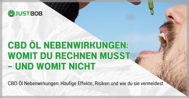 CBD Öl Nebenwirkungen: Womit du rechnen musst