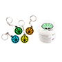 Schlüsselanhänger Glas Geschenk JustBob Cannabis Light 