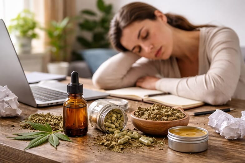 cbd-gegen-burnout CBD und Ernährung: Was du bei Burnout auf dem Teller haben solltest