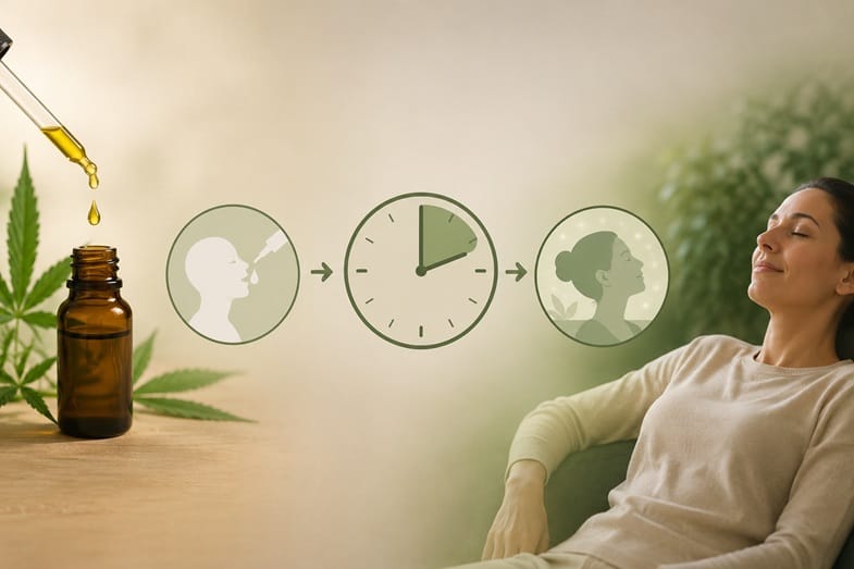 cbd-oel-und-frauen Eine Frau möchte mit CBD-Öl gereinigt werden