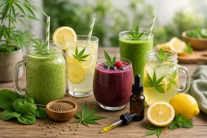 cbd-smoothie-limonade 5 einfache Rezepte von CBD Smoothie und Limonade