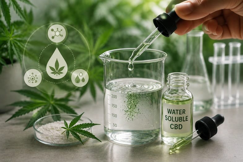 cbd-wasserloeslich Was ist wasserlösliches CBD?